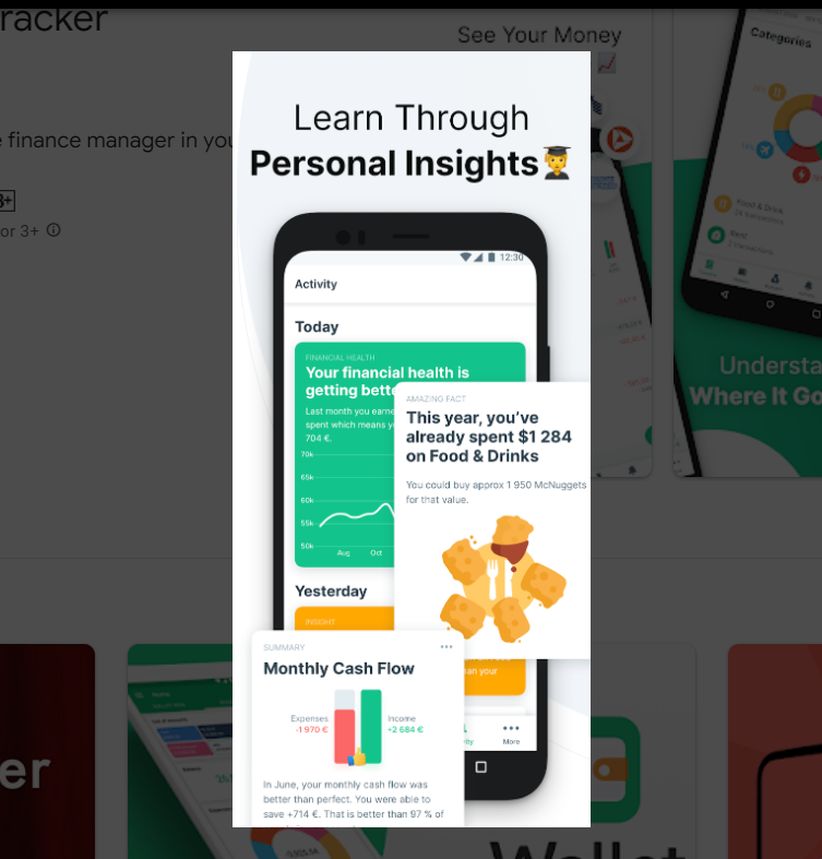 Insights Feature in Budgeting app_netbramha